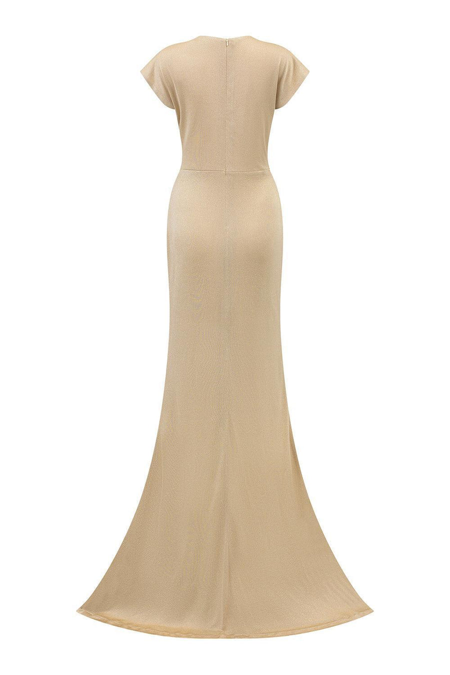 Salinas Sheath Crossover Jersey Floor Length Dress Gown Dress I.H.F Atelier