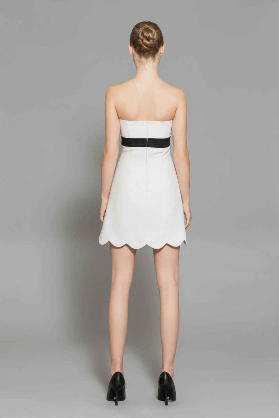 Scout A-line Back Zipper Wool Mini Dress