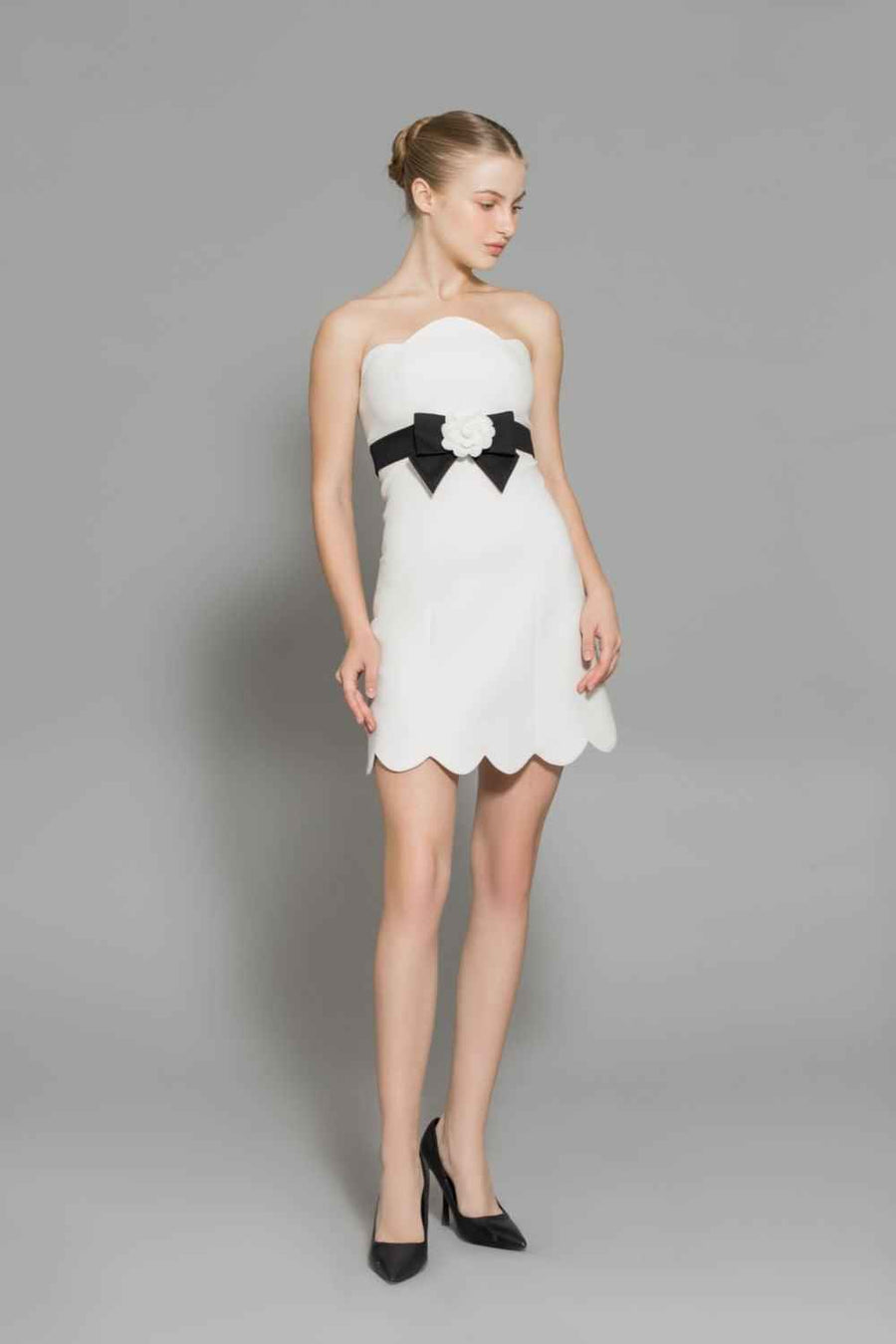 Scout A-line Back Zipper Wool Mini Dress