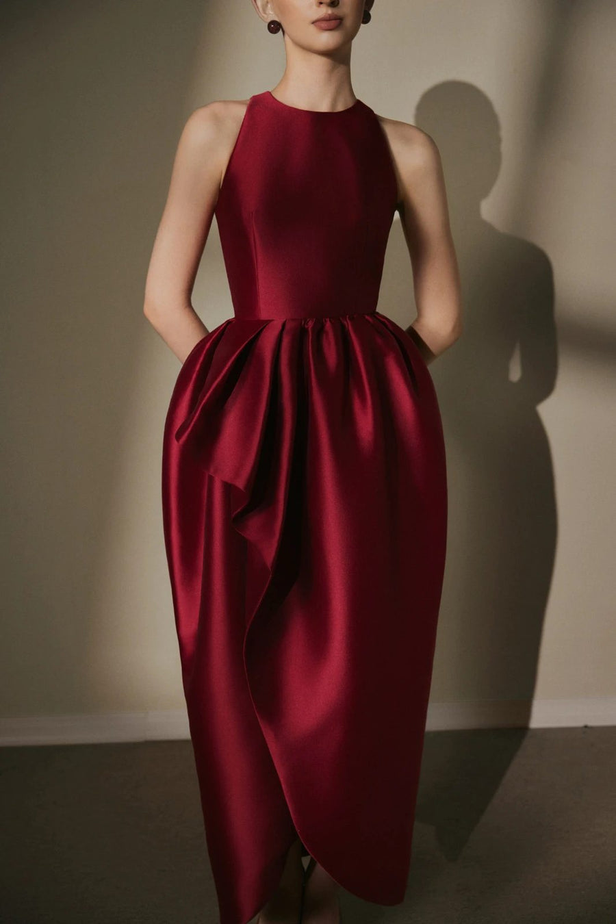 Seren Draped Midi Dress 6
