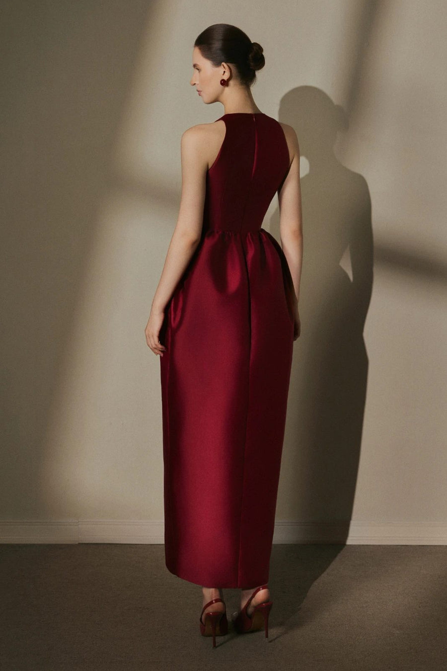 Seren Draped Midi Dress 4