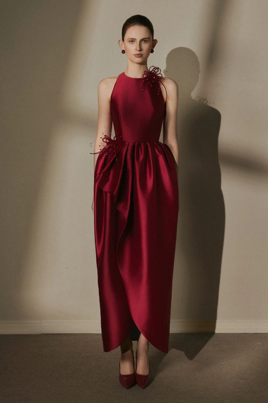Seren Draped Midi Dress 2