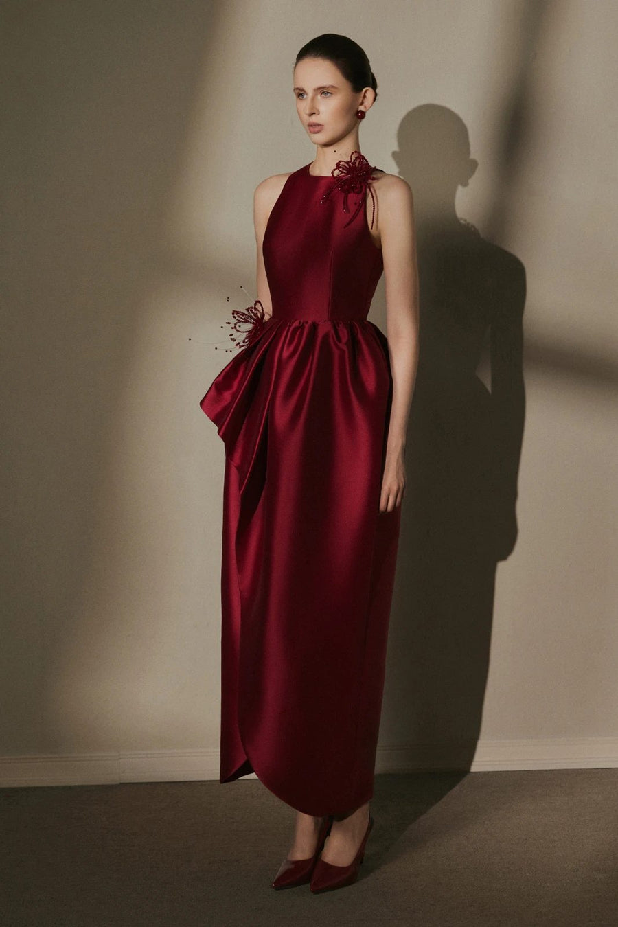 Seren Draped Midi Dress 3