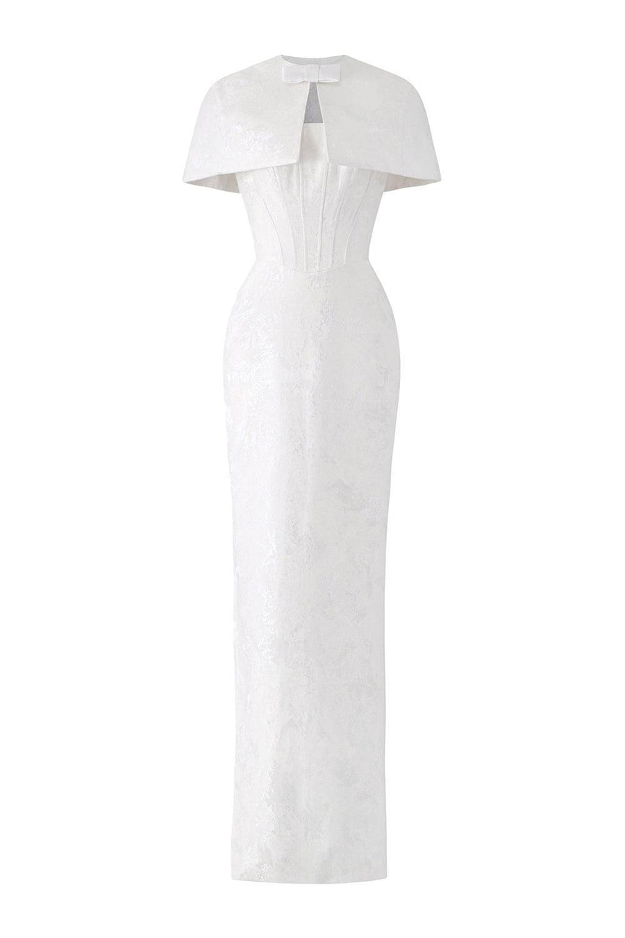 Solstice Sheath Corset Waist Brocade Floor Length Set Set I.H.F Atelier
