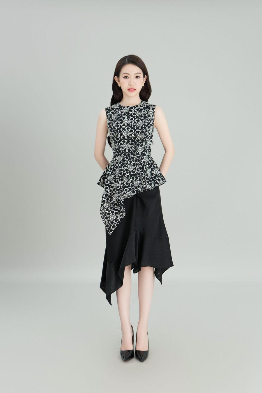 Spade Asymetric Skirt Skirt Darling Diva