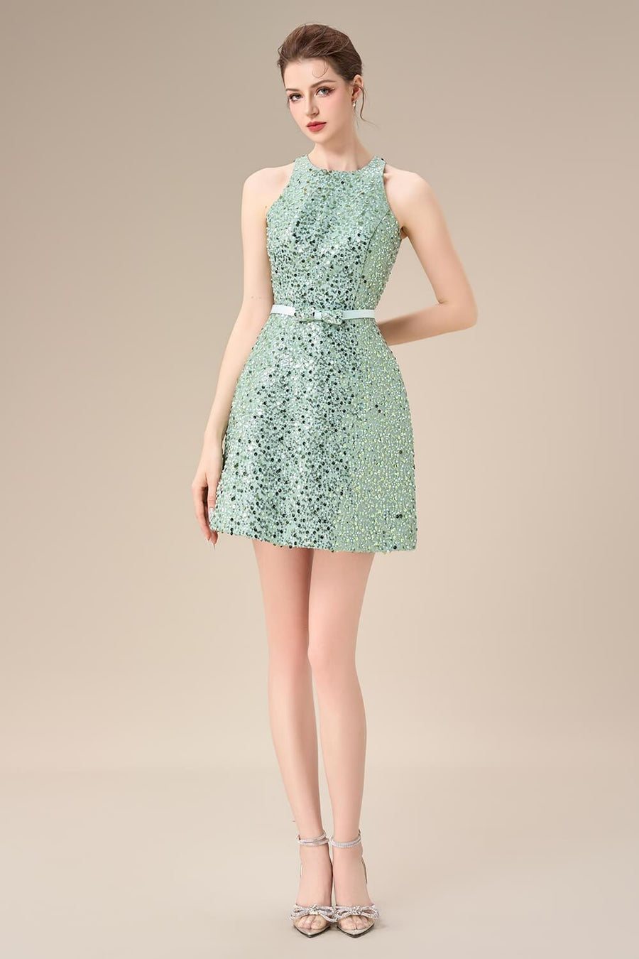 Starla A-line Sleeveless Tulle Mini Dress Mini Dress Calista de Minh Thanh