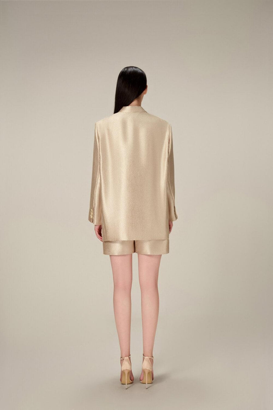 Taffeta Linen Blazer 10