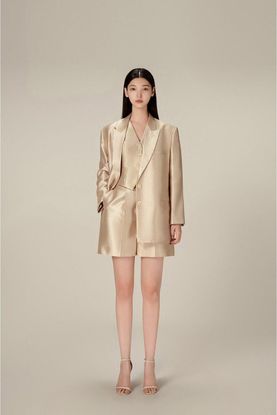 Taffeta Linen Blazer 12