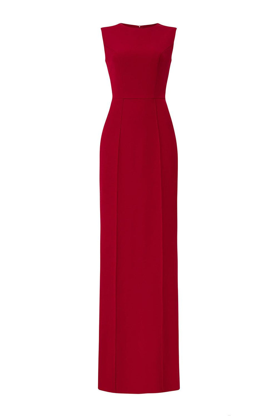 Vada Sheath Cape Sleeved Lace Floor Length Dress Gown Dress I.H.F Atelier