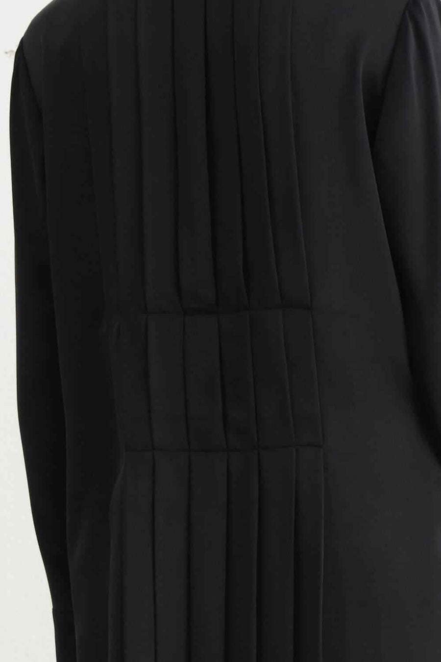 Vadim Tunic Pleated Silk Midi Dress