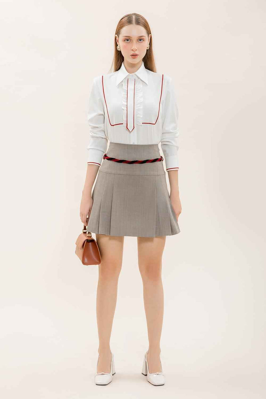 Cordelia Straight Collared Neck Kate Shirt