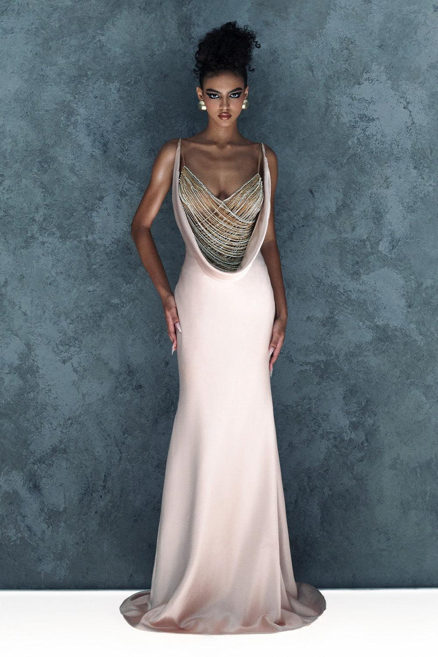 Vargas Bodycon Stone Mesh Corset Sleeveless Top CEM