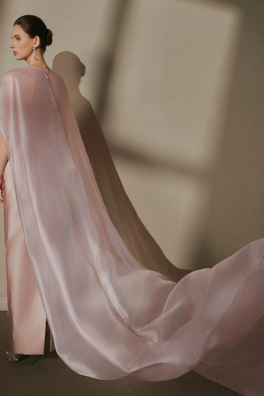 Veloura Cape Sleeve Maxi Dress 5