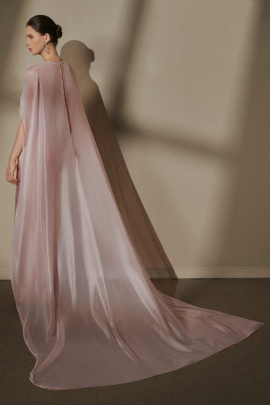 Veloura Cape Sleeve Maxi Dress 4