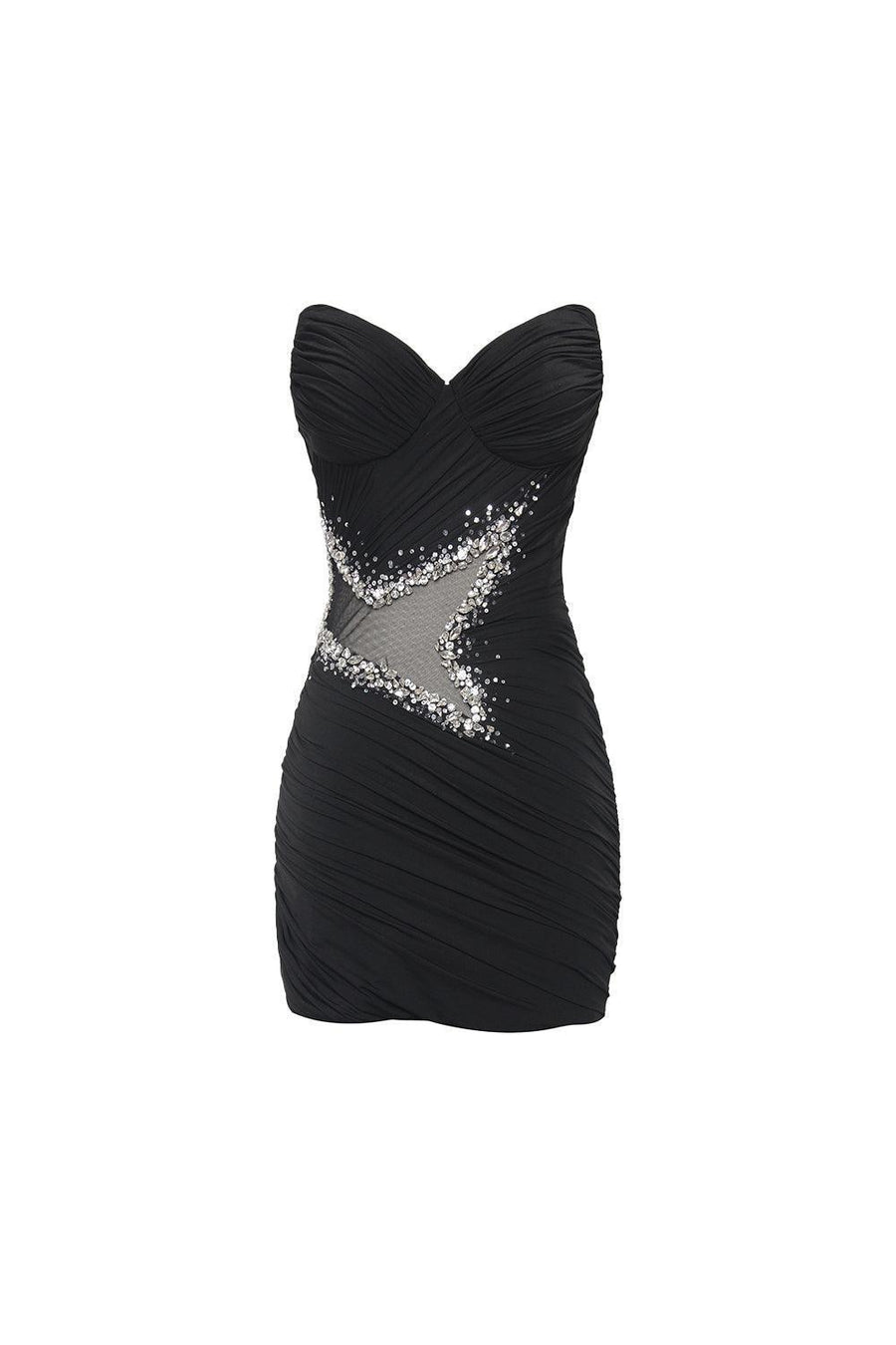 Viola Bodycon Sweetheart Neck Spandex Mini Dress Mini Dress CEM