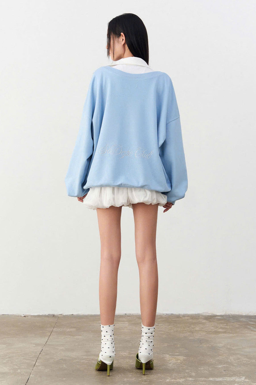 Pazazi Straight Drop Shoulder Fleece Top 4