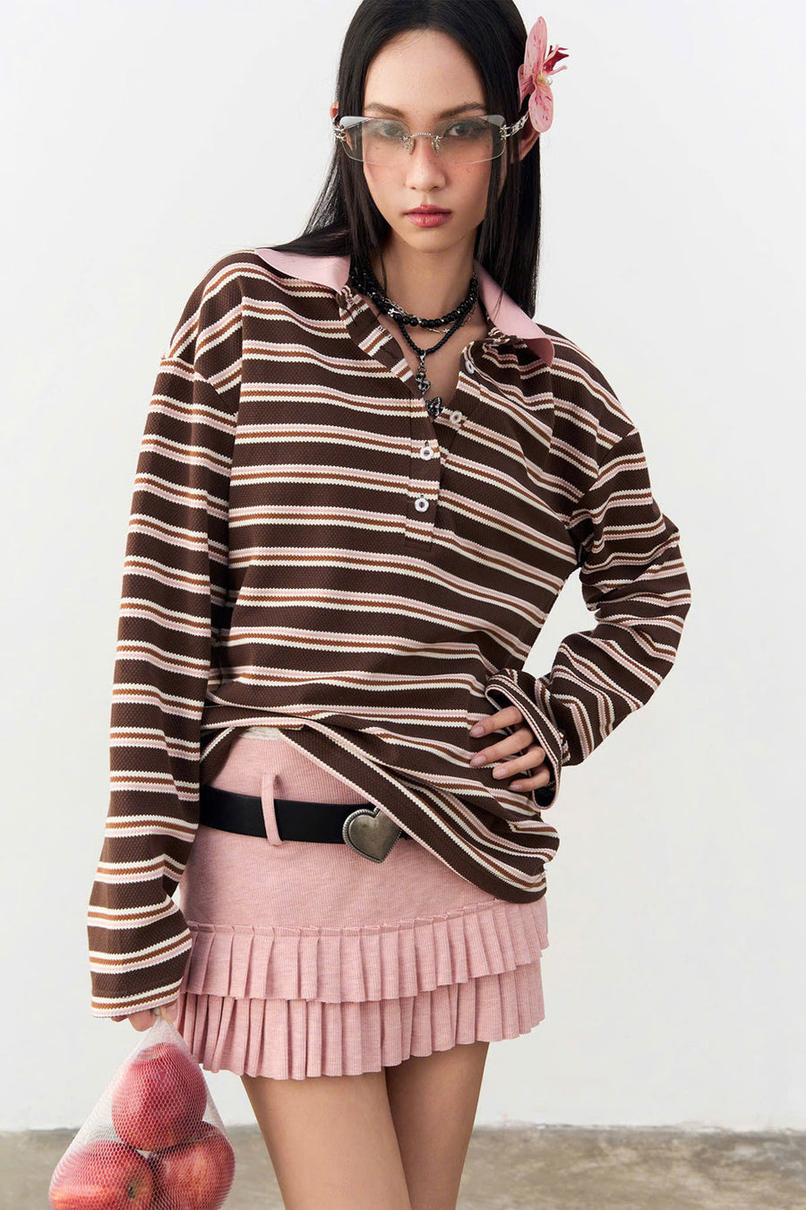 Khazi Straight Johnny Collar Wool Top 2