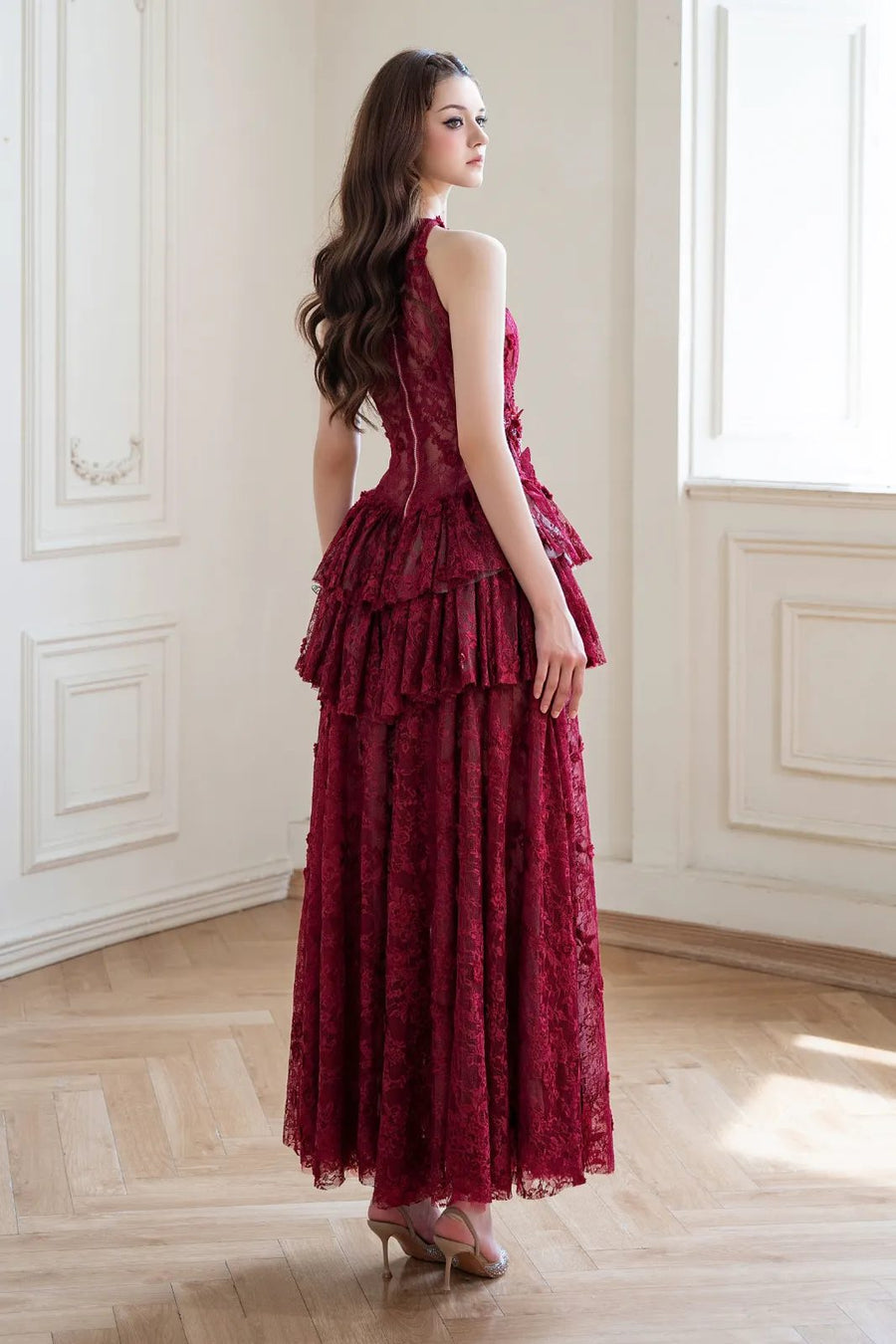 Zela Tiered Ruffle Maxi Dress 4