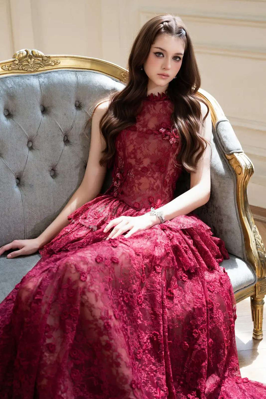 Zela Tiered Ruffle Maxi Dress 5