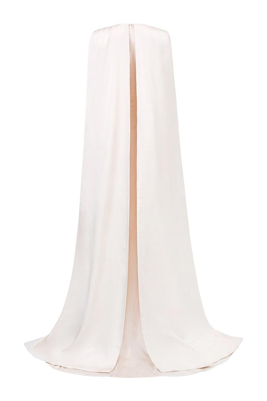 Zendaya Cape V-Neck Silk Floor Length Dress Gown Dress I.H.F Atelier