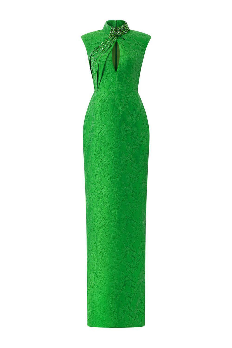 Zephyr Sheath Sleeveless Jacquard Floor Length Dress Gown Dress I.H.F Atelier