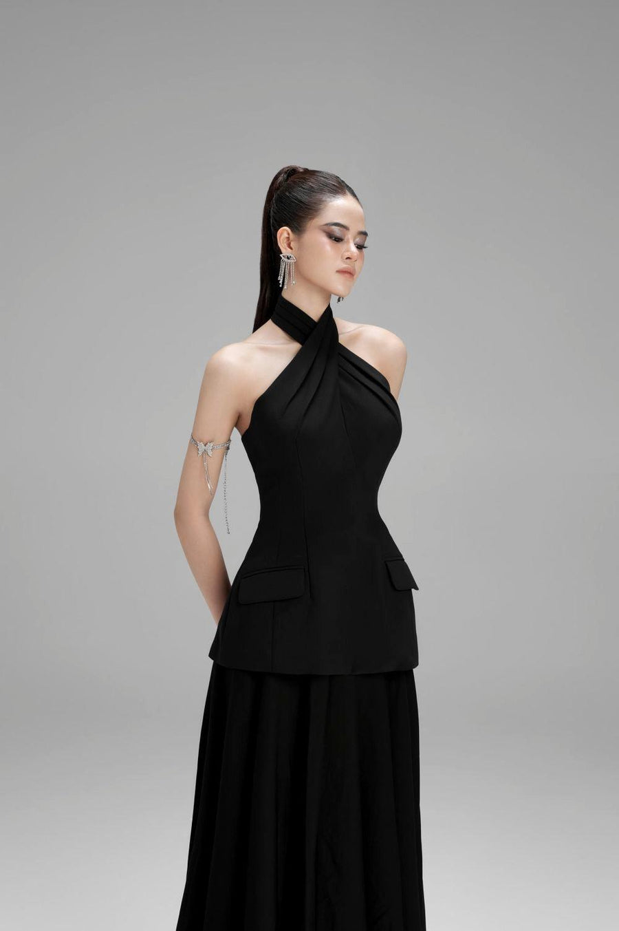 Zoey Flared Pleated Polycotton Skirt Skirt Cordia