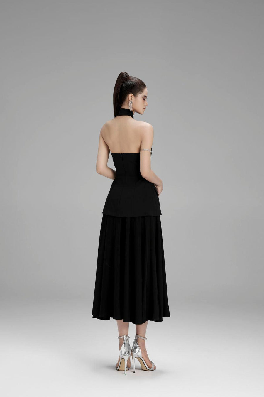Zoey Flared Pleated Polycotton Skirt Skirt Cordia